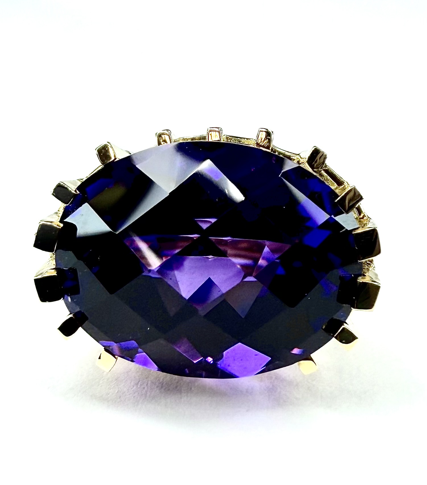 RING 0749 - Amethyst in 18k Yellow Gold - Image 4
