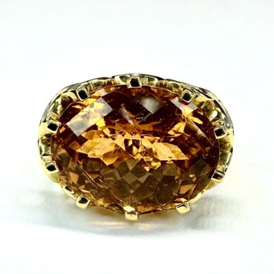 RING 0667 - Tourmaline in 18k Yellow Gold