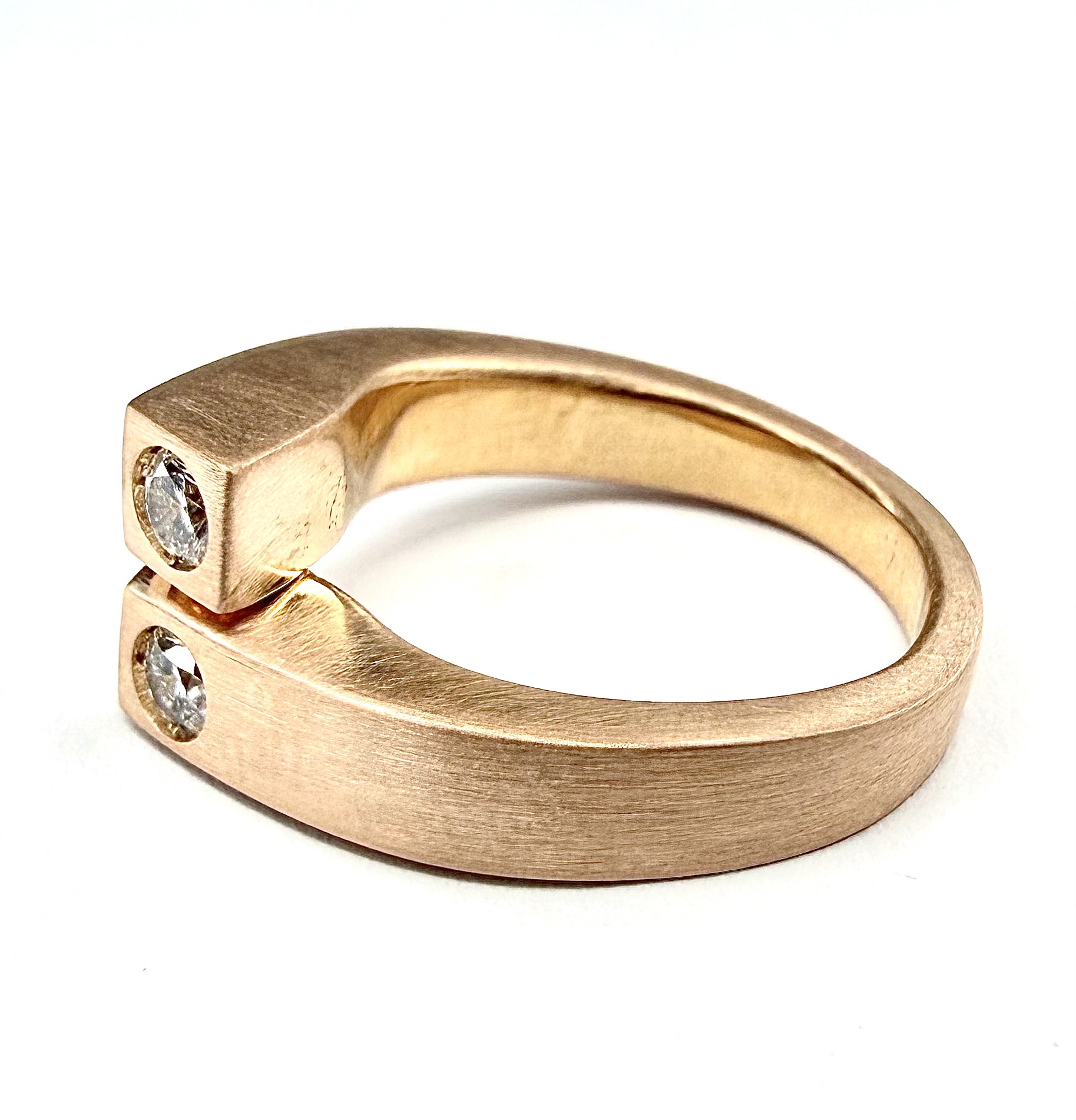 RING 0096 - Assorted 18K White, Yellow or Rose Gold - Image 4
