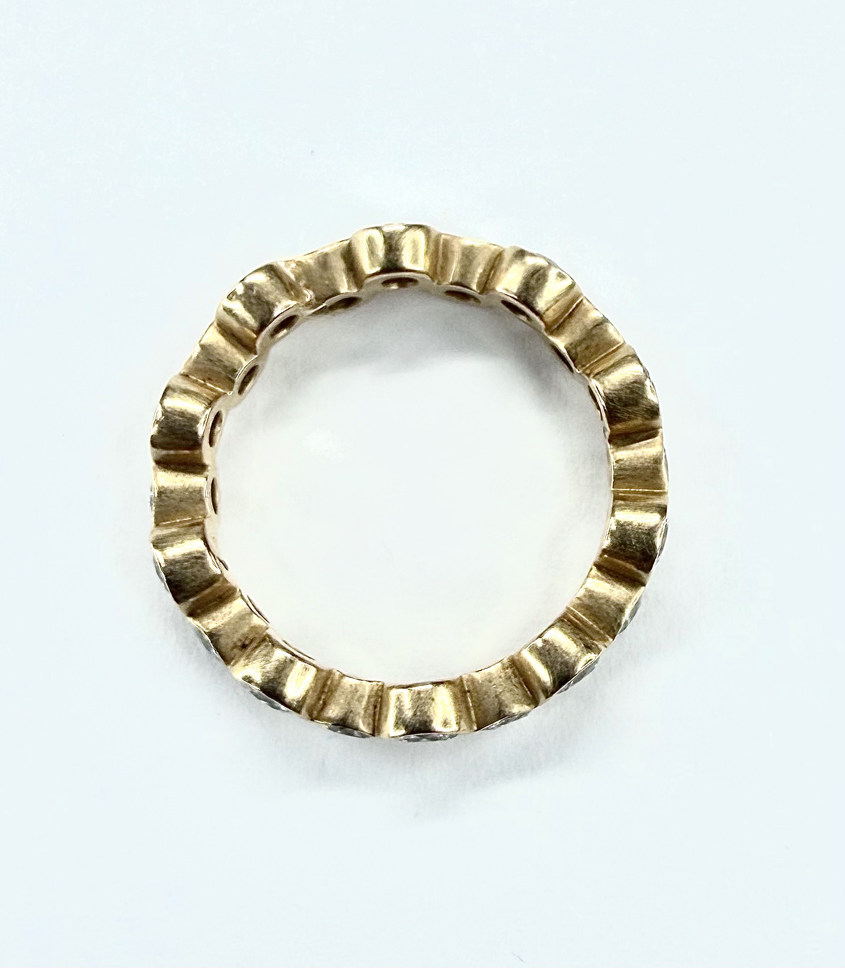 RING 0507 (3.5mm) - Diamonds in 18k Rose Gold - Image 10