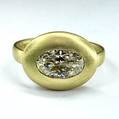 RING A-1091 - Diamonds in 18k Yellow Gold