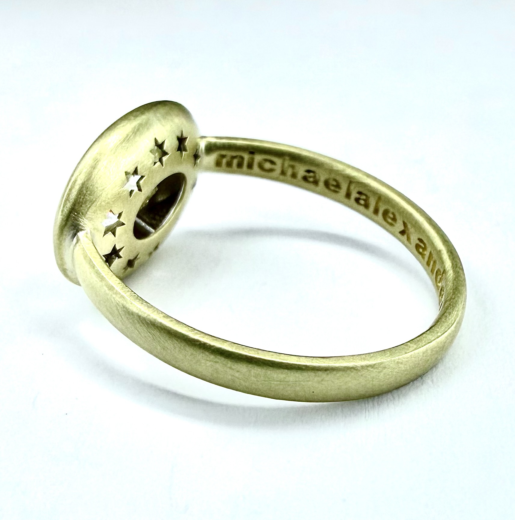 RING A-1091 - Diamonds in 18k Yellow Gold - Image 3
