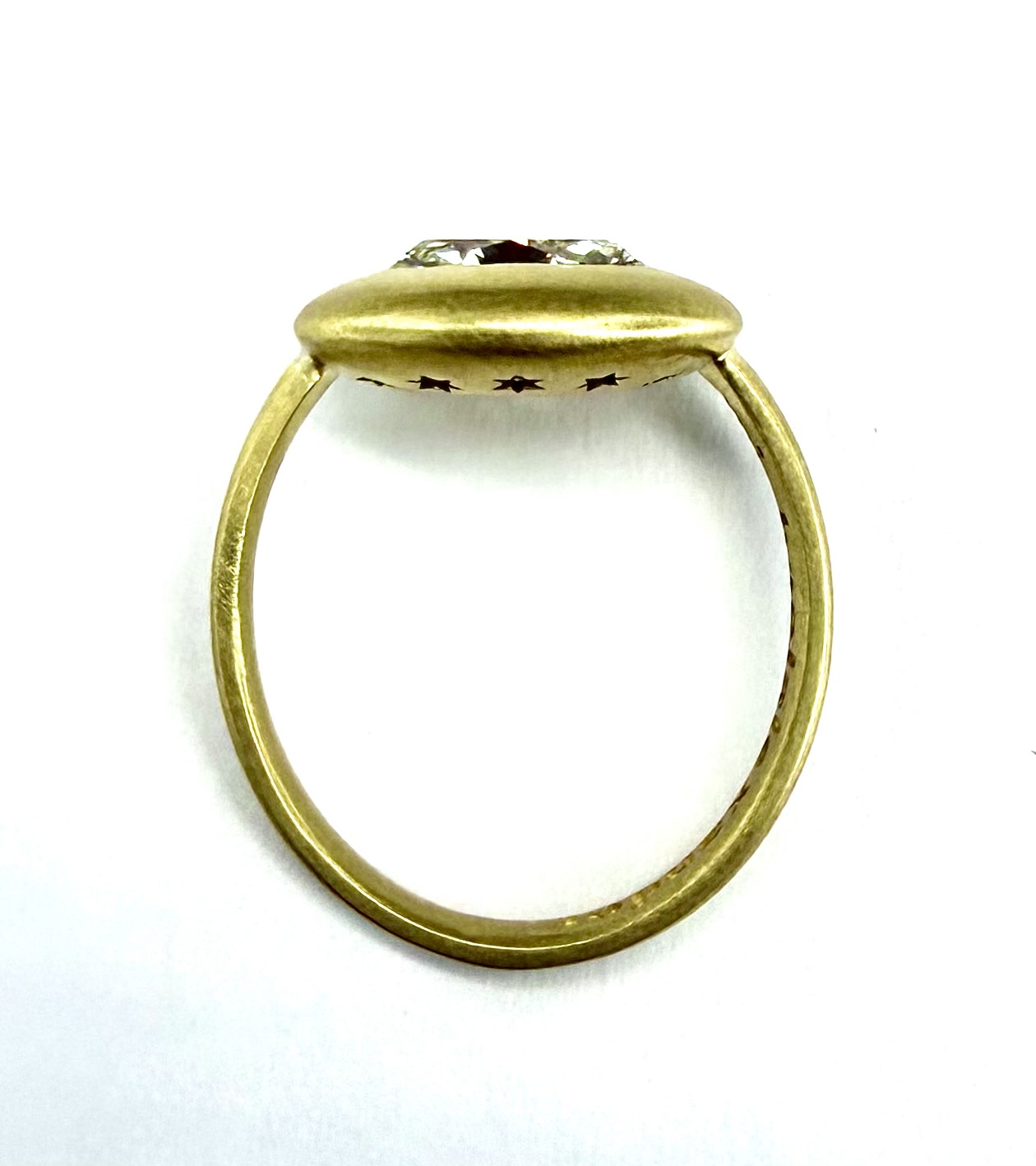 RING A-1091 - Diamonds in 18k Yellow Gold - Image 4
