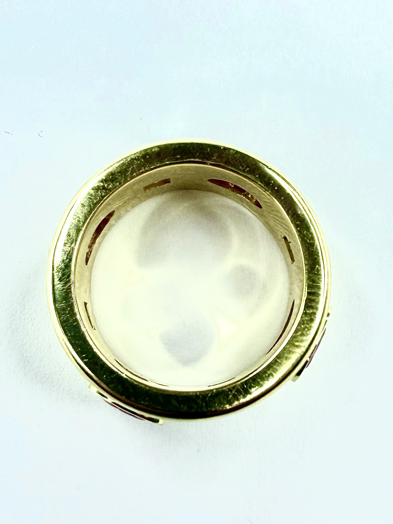 RING 0235 - Rubies and Diamonds in 18K Yellow Gold - Image 3
