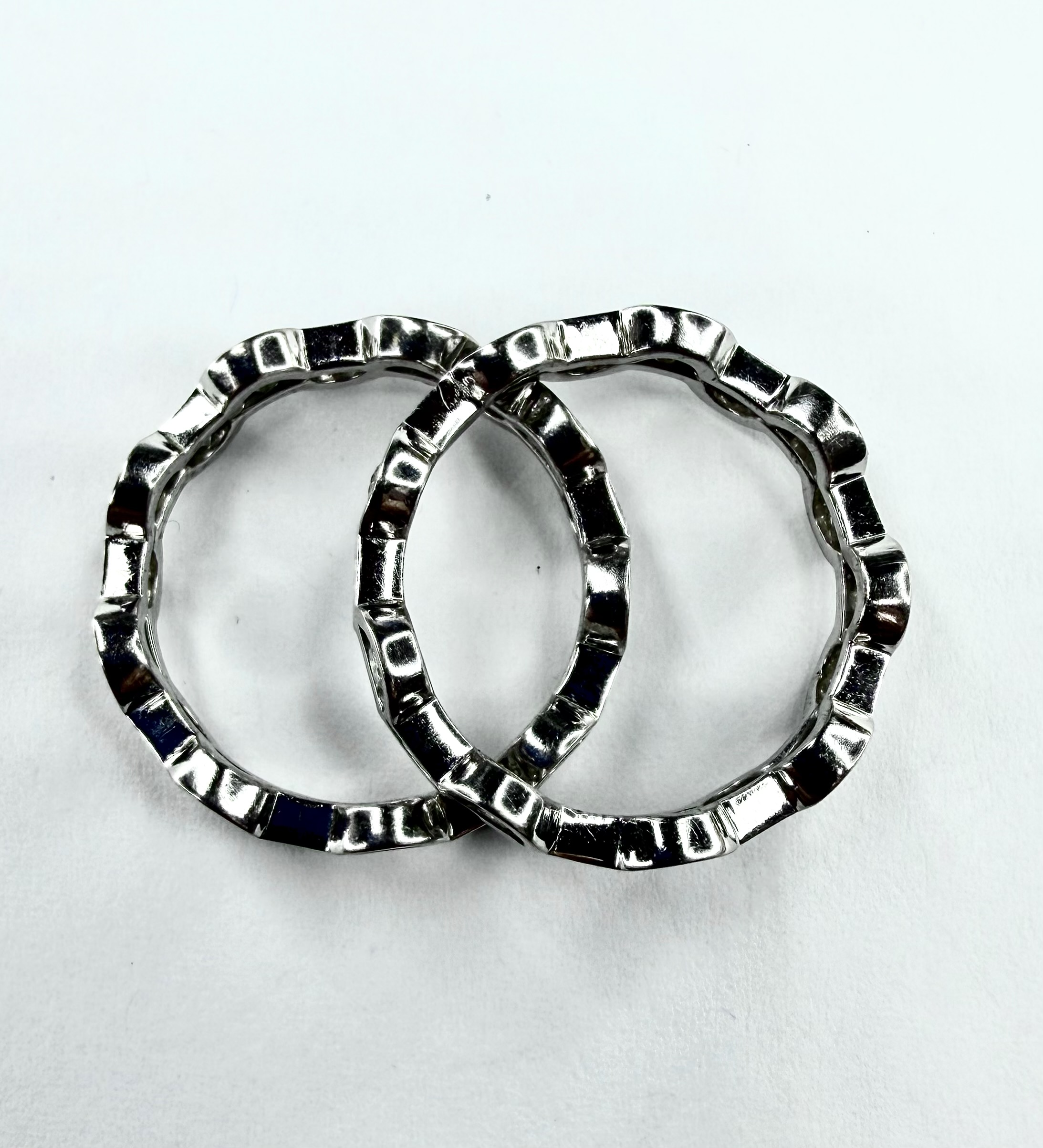 RING 0619 - Diamonds in 18K White Gold - Image 2