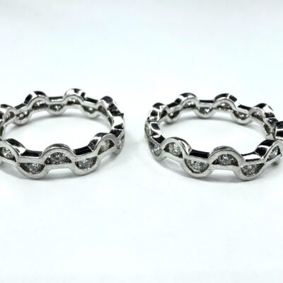 RING 0619 - Diamonds in 18K White Gold