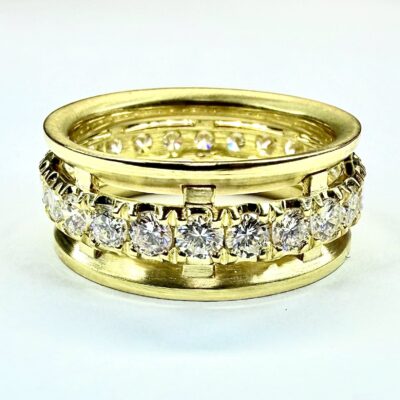 RING A-1141 - Diamonds in 18k Yellow Gold
