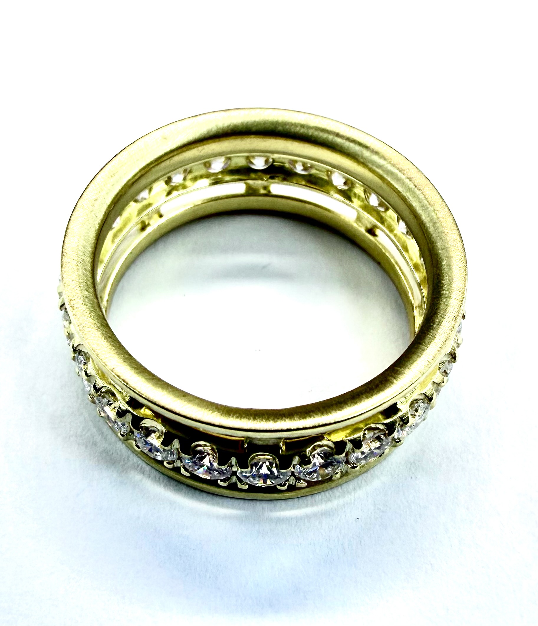 RING A-1141 - Diamonds in 18k Yellow Gold - Image 2